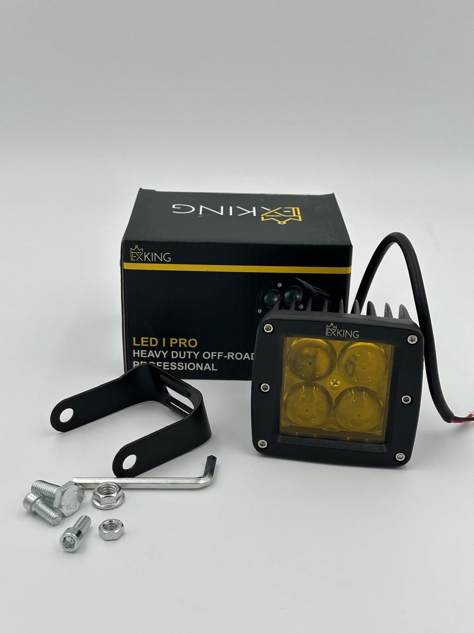 4D Spot Led Light 3Inch Yellow